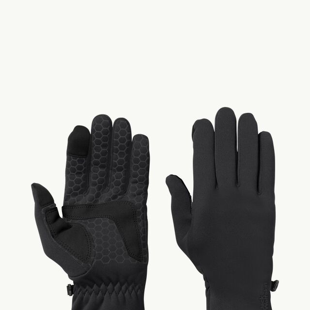 ALLROUNDER GLOVE - WOLFSKIN – JACK - Fleece-Handschuhe black XL