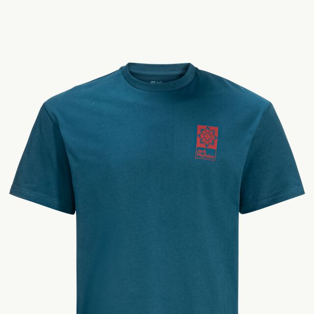 daze T blue L - aus T-shirt WOLFSKIN - – JACK Unisex BACK ESCHENHEIMER Bio-Baumwolle